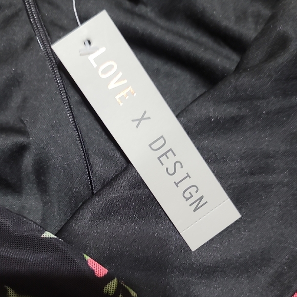 Love By Design Floral One-Shoulder Rousched Body Con Dress - Picture 3 of 8